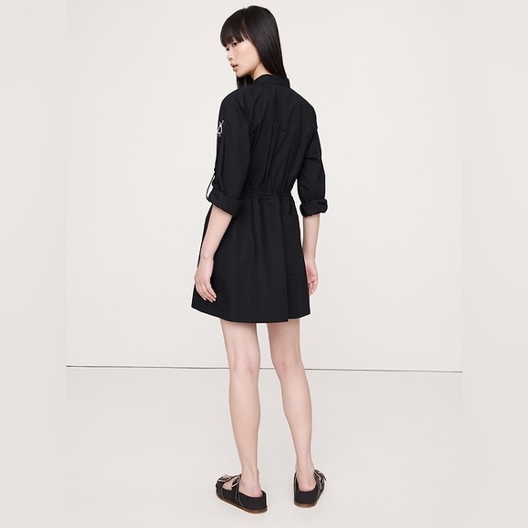 BANANA REPUBLIC COTTON UTILITY MINI DRESS - Picture 10 of 11